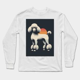 Poodle Dog 3 - Japanese Old Vintage Long Sleeve T-Shirt